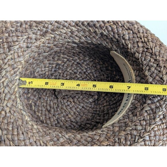HELEN KAMINSKI Australia Handmade Brown Braided Raffia Sun Hat main image 2